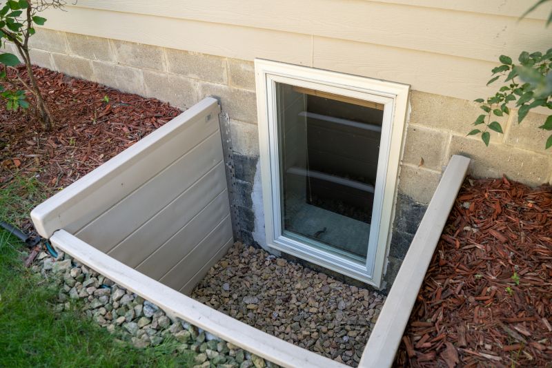 Awning Window in Basement